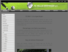 Tablet Screenshot of fc-hellas-marpingen.de